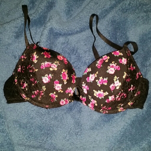 Floral H&M push-up bra