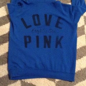 Dark blue Victoria secret half zip-up