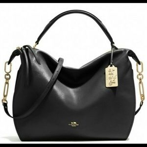 NWoT Coach Black  XL  Smythe Bag