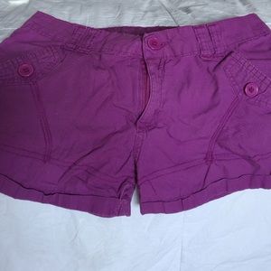 Girls purple shorts