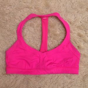 Lululemon bright pink sports bra