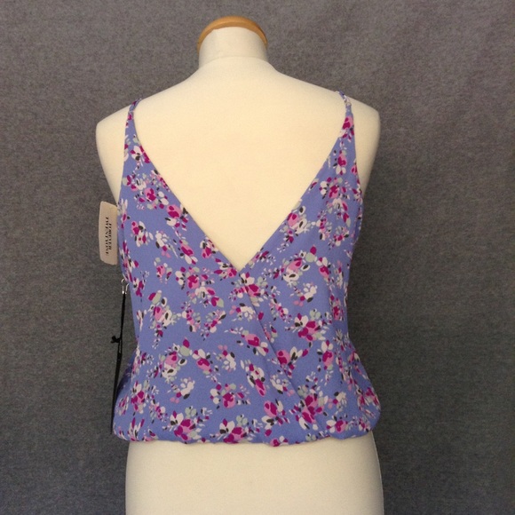 BNWT Forever 21 Floral Double Surplice Camisole - Picture 3 of 4
