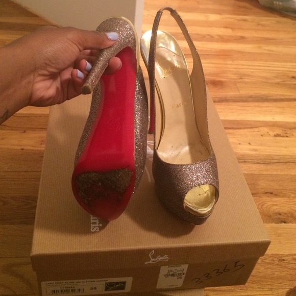 Lady Peep Sling 150 Glitter SOLD MERC - Picture 2 of 3