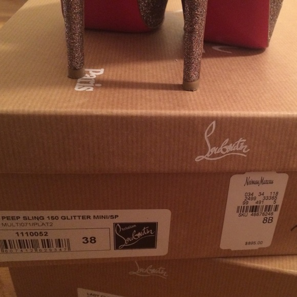 Lady Peep Sling 150 Glitter SOLD MERC - Picture 3 of 3