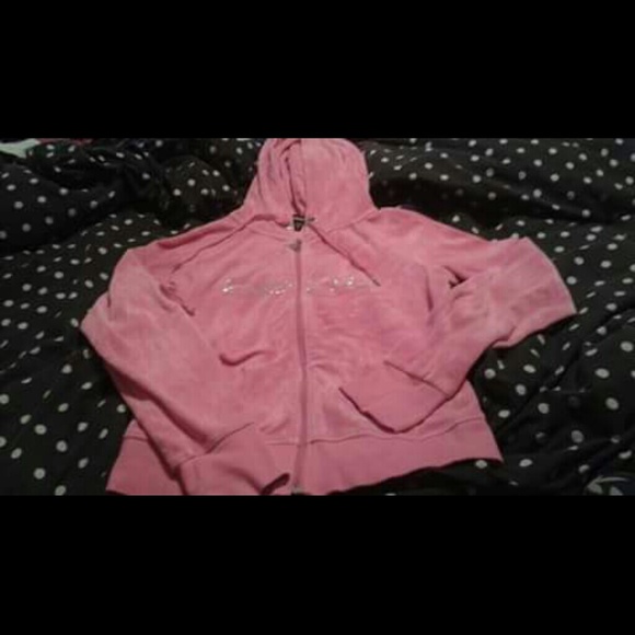 Bebe baby pink bling hoodie best offer - Picture 2 of 3