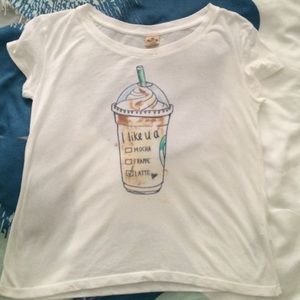 "I like u a latte" Graphic T-shirt