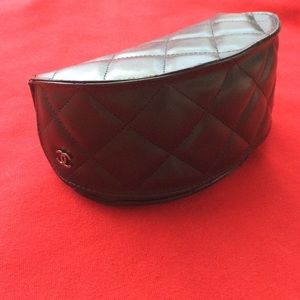 Quilted Chanel sunglasses case