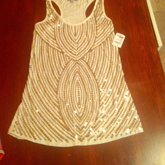 White sparkly tank!