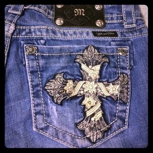 Lightly worn in Miss Me jeans