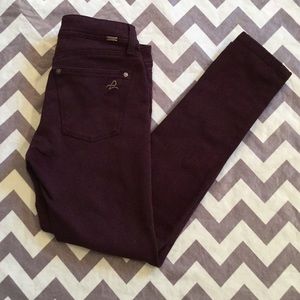 DL1961 Emma mid rise skinny ankle Jean in rosewood