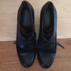 Black Naturalizer lace up booties