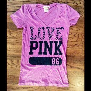 PINK VS Purple V-Neck Shirt