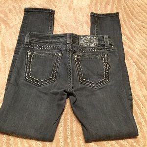 Black Miss Me skinny jeans size 28 (JS5408S2)