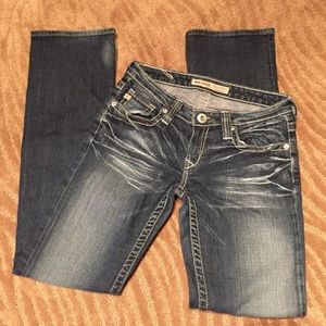 Big Star Boot cut low-rise jeans straight size 27