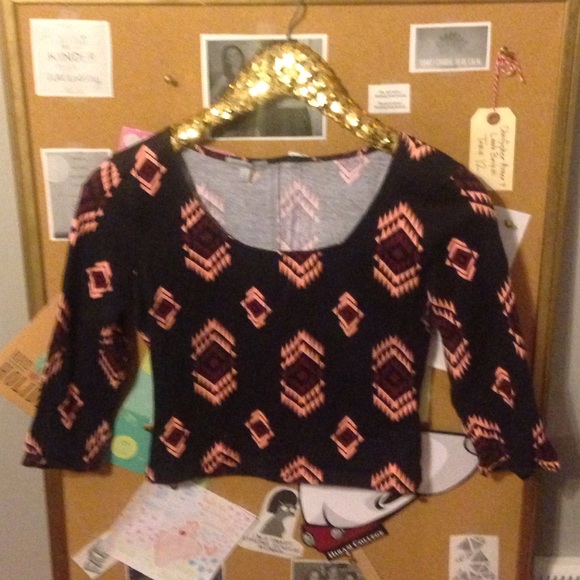 Quarter Aztec midi shirt