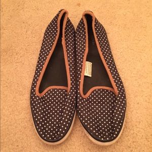 Navy Blue Polka Dot Shoes