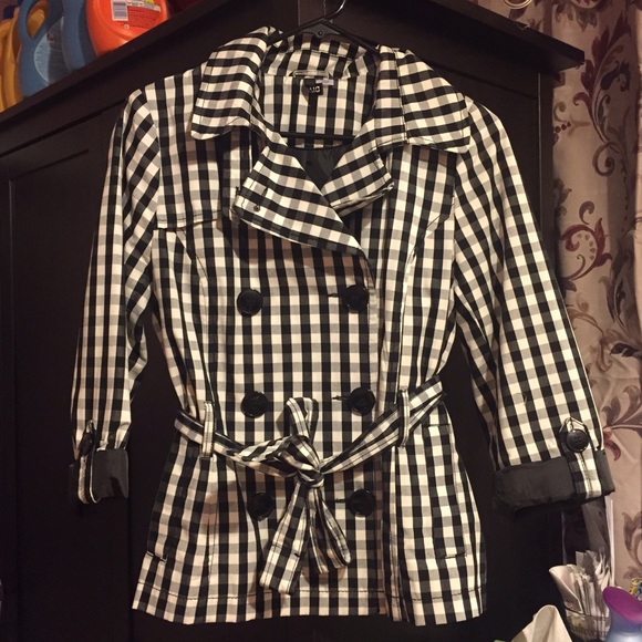 Checkerd pattern jacket