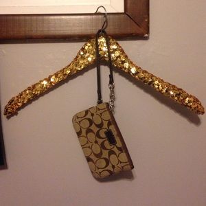 SOLD Authentic coach wristlet