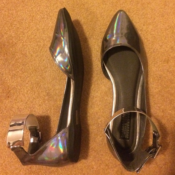 Urban Outfitters Holographic Flats Deena and Ozzy