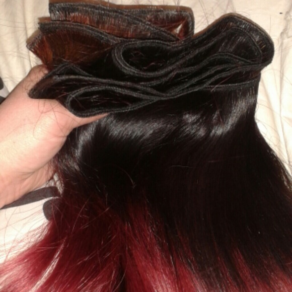 Custom ombre human hair extensions - Picture 2 of 4