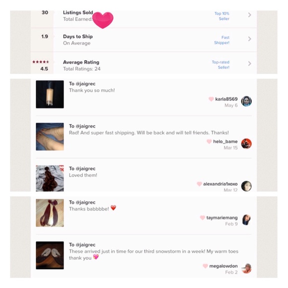 THANKS EVERYONE FOR AMAZING RATINGS! 😊😍💖