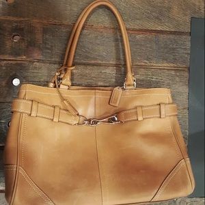 Camel Color Coach bag