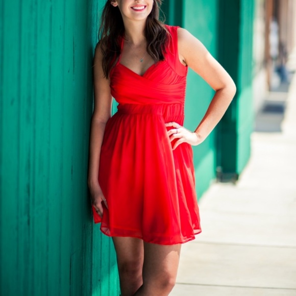 Red dress