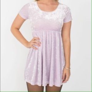 American Apparel velvet dress