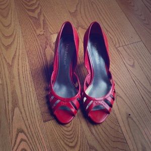 Gorgeous red pumps by Enzo Angiolini.