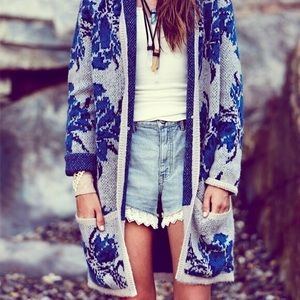 Free People Flower Power Cardi