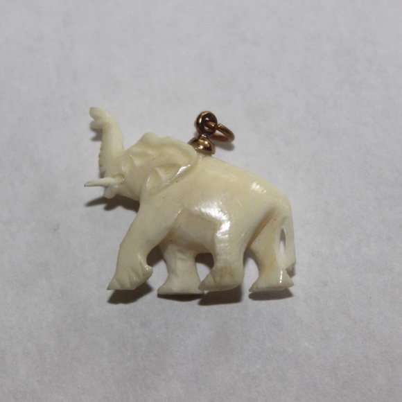 White Elephant Pendant