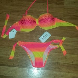 NEON BLING BIKINI SET