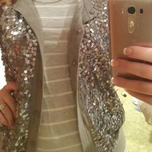 Sequin cardigan