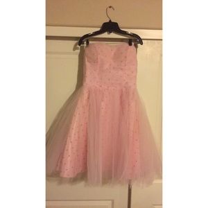 Baby pink Jovani prom dress