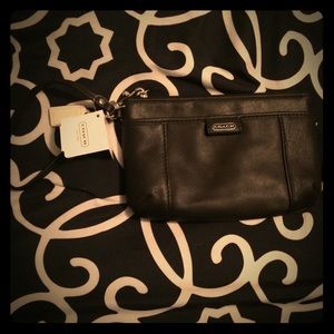 Black Coach Wristlet