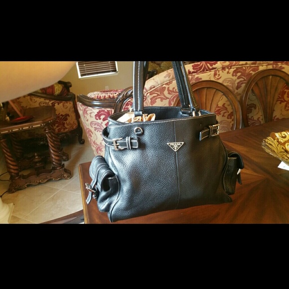 Prada genuine leather bag