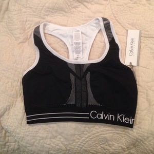 Black Calvin Klein Sports Bra