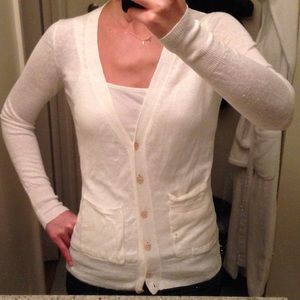 J Crew 100% linen cardigan