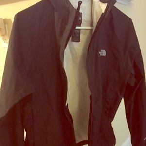 Black North Face Rain Jacket