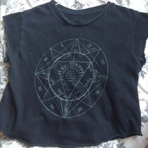 Boxy Brandy Melville Astrology Shirt