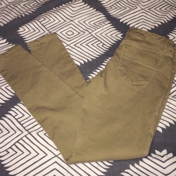 Khaki Skinny Jeans