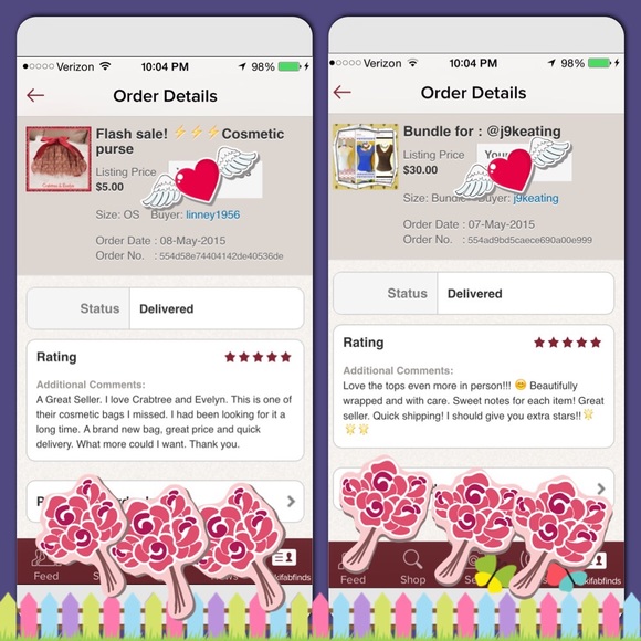 Love notes / ratings