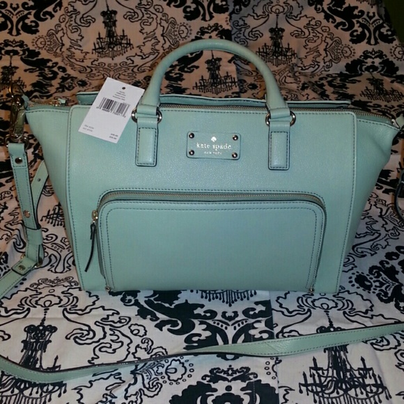 kate spade Handbags - Mint green Kate Spade Handbag NWT