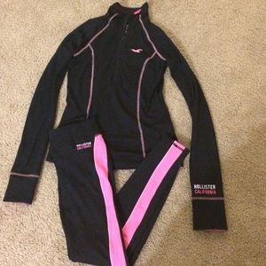 Workout outfit jacket small and yoga pants x-small