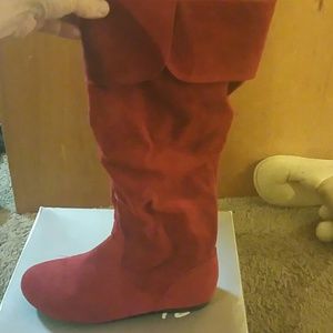 Red boots