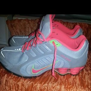 Orange&Grey Nike Shox