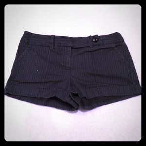 Black Pinstripe Shorts ~ size 11