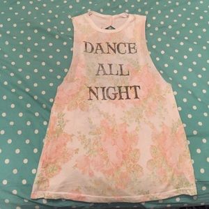 Cute dance all night top