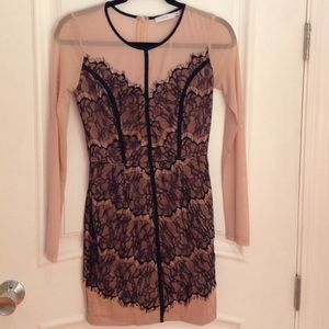 Sheer Lace Dress