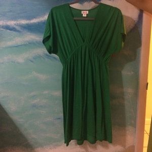 A green casual mossimo dress